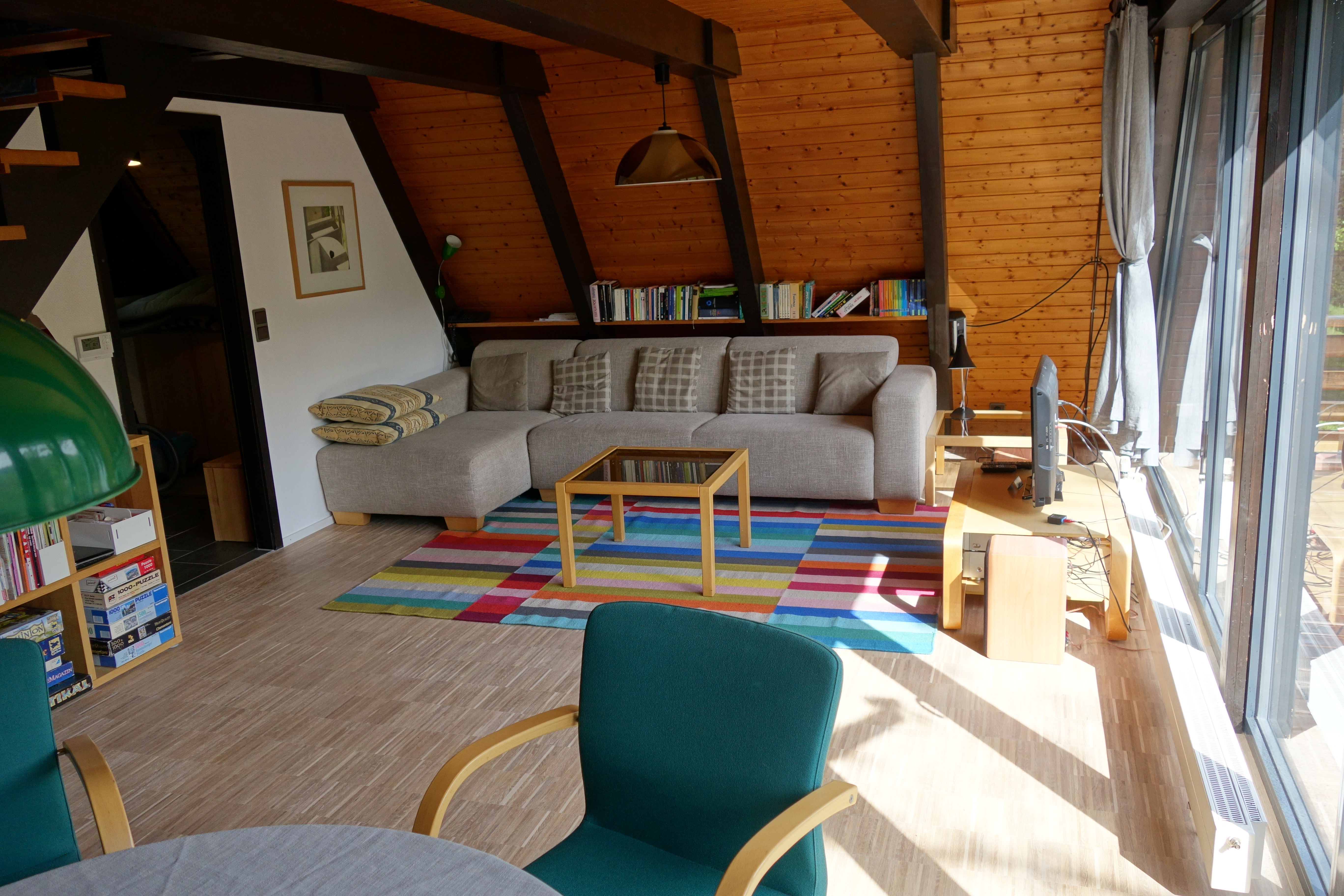 Ferienhaus Sonnneneckchen Wohnzimmer